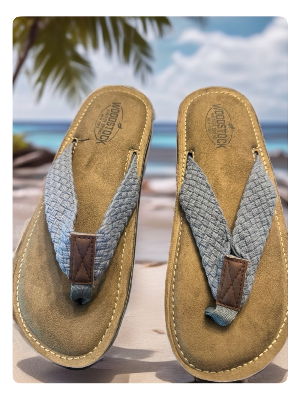 Woodstock Women’s Gray Braided Strap Sandals